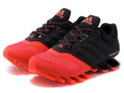 Кроссовки Adidas Springblade мужские черно-оранжевые - фото спереди