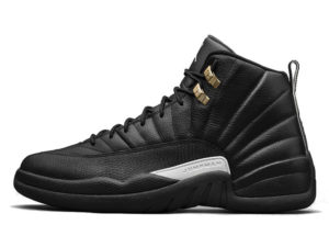 Кроссовки Nike Air Jordan 12 Retro черные мужские - фото слева