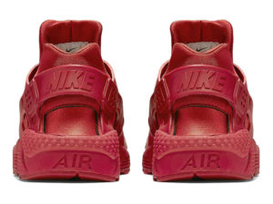 Кроссовки Nike Air Huarache Varsity красные мужские - фото сзади