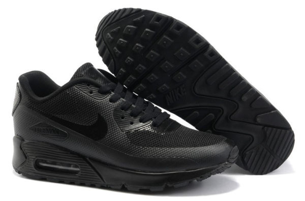 Nike Air Max 90 Hyperfuse черные (35-45)
