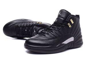 Nike Air Jordan 12 Retro черные с белым (40-45)