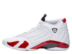 Nike Air Jordan 14 Retro белые с красным (40-44)