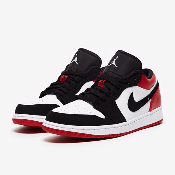 Nike Air Jordan 1 Low черно-белые-красные (40-44)