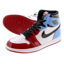 Nike Air Jordan 1 Retro Fearless красно-бело-голубые с черным (35-44)