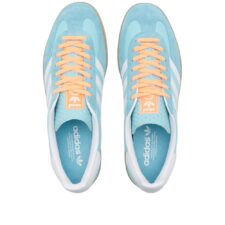 Adidas Gazelle Indoor голубые с белым замша женские (36-40)